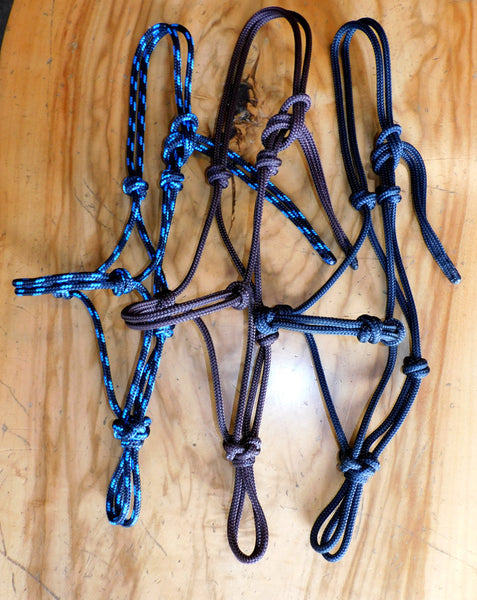 Pre made- Lot of 3 mini or foal halters