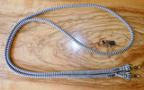 Pre made-Rope reins Dark brown/beige zig zag