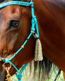 Removable tassels for halters and riding halters