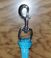 Perfect everyday leadrope with replaceable clip, nickel plated.