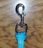 Perfect everyday leadrope with replaceable clip, nickel plated.