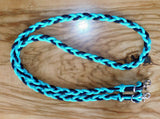 Pony plaited reins with nickel plated clips heaps of colours
