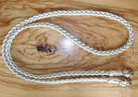 Plaited loop reins