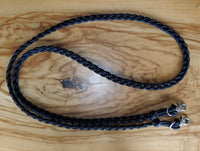 Plaited loop reins