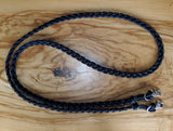 Plaited loop reins