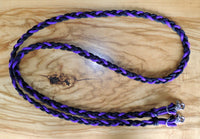 Plaited loop reins