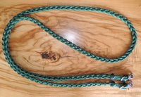 Plaited loop reins