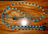 Equestrian rope reins "Apache Dream 2", stainless steel or brass clips, you choose length