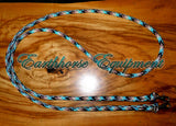 Equestrian rope reins "Apache Dream 2", stainless steel or brass clips, you choose length